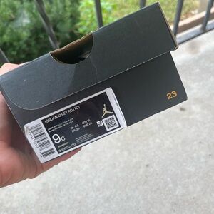 Jordan 12 Retro TD Black and Gold Box